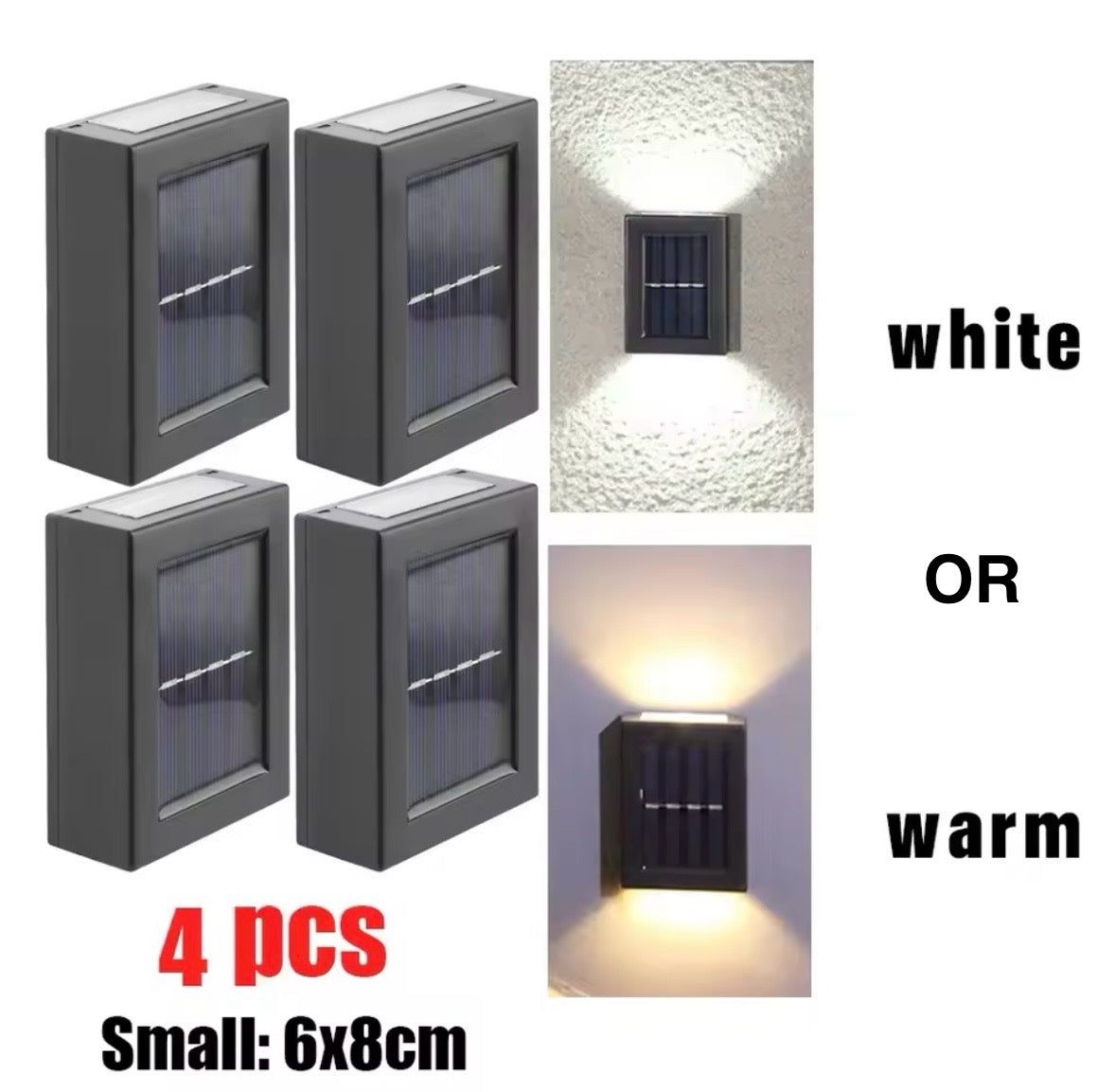 Outdoor Ambient Solar LED Lights (PAIR)