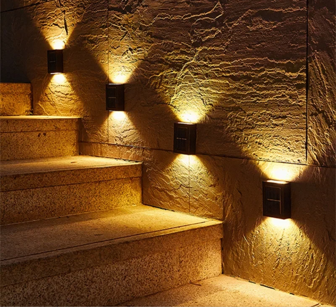 Outdoor Ambient Solar LED Lights (PAIR)
