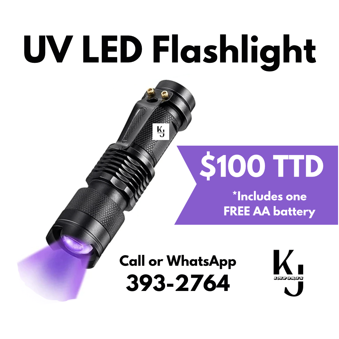 UV LED Flashlight (Counterfeit Detector)