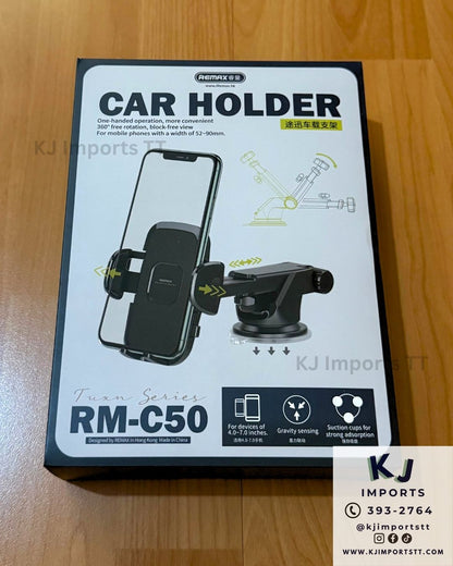 Car Phone Holder for Dashboard/Windshield (RM-C50)
