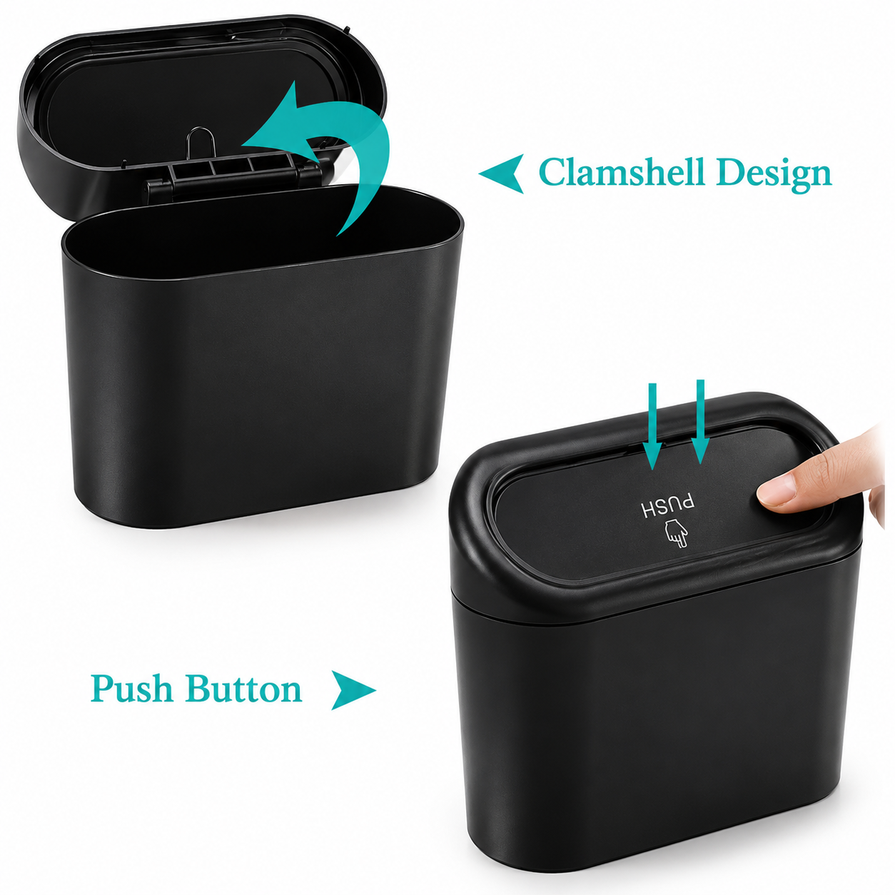 Car Trash Bin Organizer (+ 1 Roll of Bags)