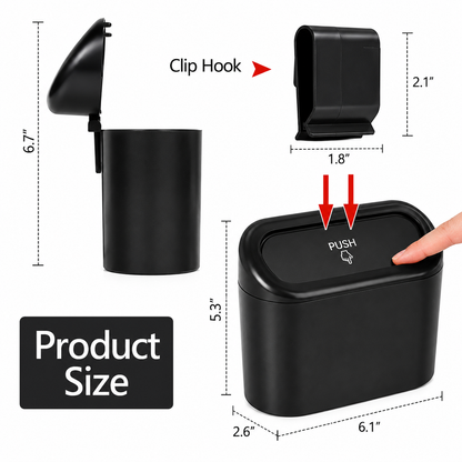 Car Trash Bin Organizer (+ 1 Roll of Bags)