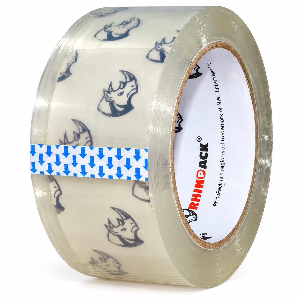 RhinoPack Premium Clear Packing Tape - 1.88” x 54.6 Yards