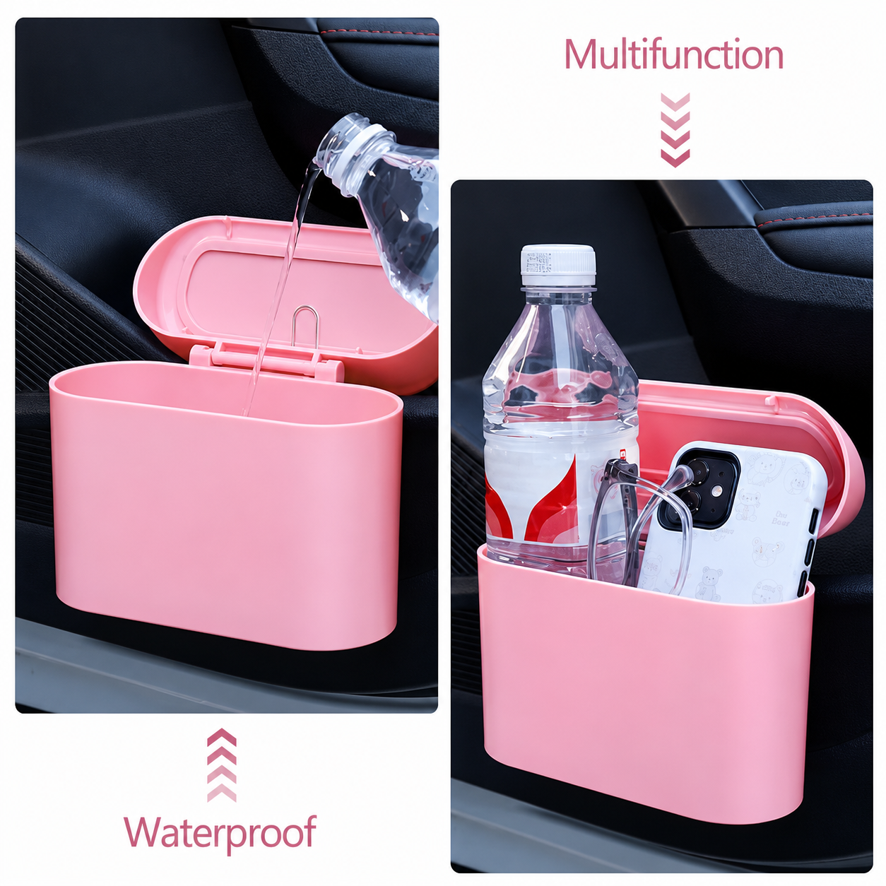 Car Trash Bin Organizer (+ 1 Roll of Bags)