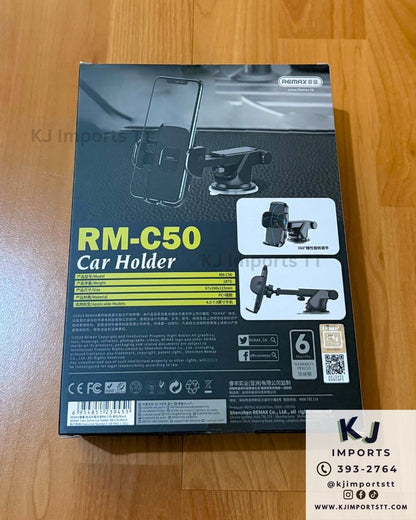 Car Phone Holder for Dashboard/Windshield (RM-C50)
