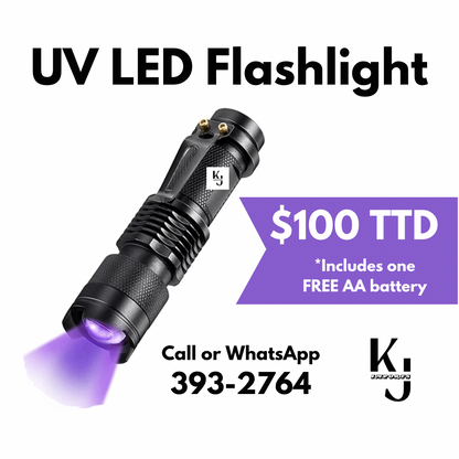 UV LED FLASHLIGHT (COUNTERFEIT DETECTOR)