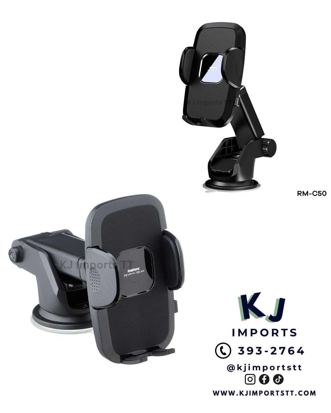 Phone Holder for Car Dashboard or Windshield (RM-C50)