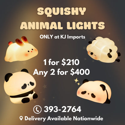 SQUISHY ANIMAL LIGHTS