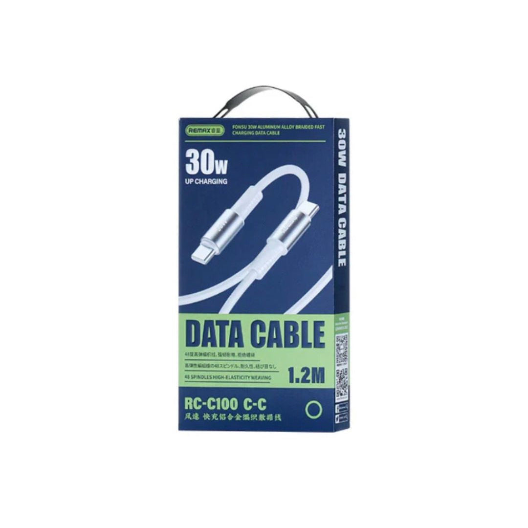 1.2M Braided Charging Cable 30W (USB-C to C) RCC100